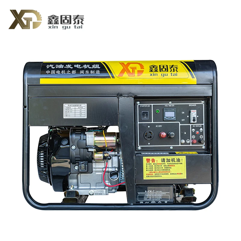 Generator Bensin Mulai Listrik Single-Fase