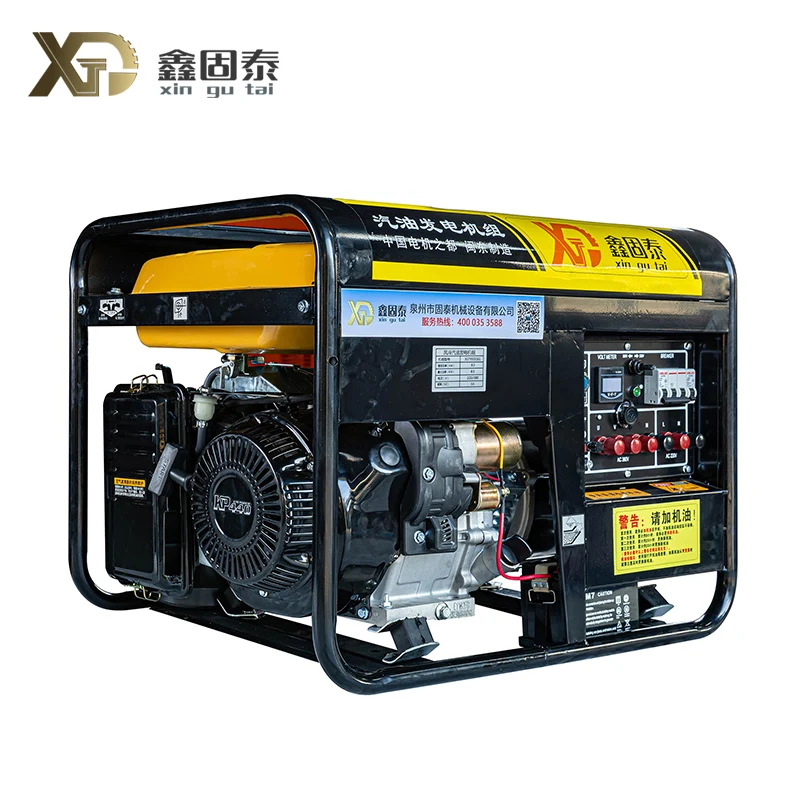 Generator bensin ganda tiga fase tunggal fase